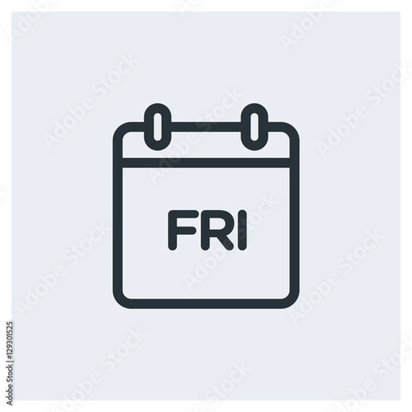 Obraz Friday icon