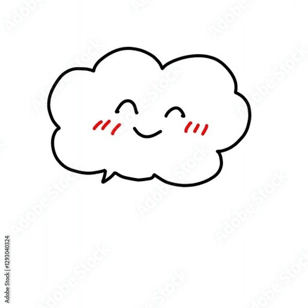 Fototapeta ふきだし