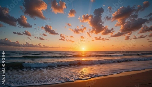 Obraz sunset at the beach