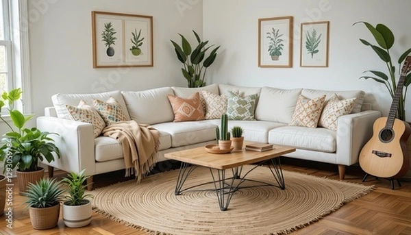 Obraz modern living room with sofa