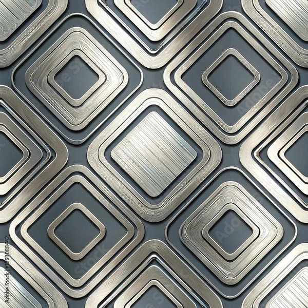 Fototapeta Seamless Geometric Patterns Digital Art Modern Design Abstract Environment Aesthetic Viewpoint Contemporary Concept