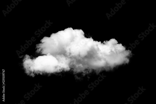 Fototapeta chmury na czarnym tle