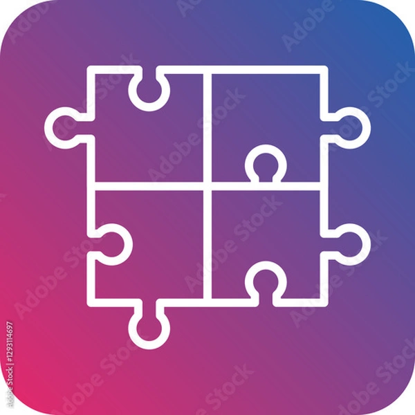 Fototapeta Discipline icon style