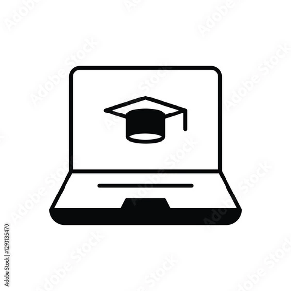 Fototapeta Learning App Vector icon