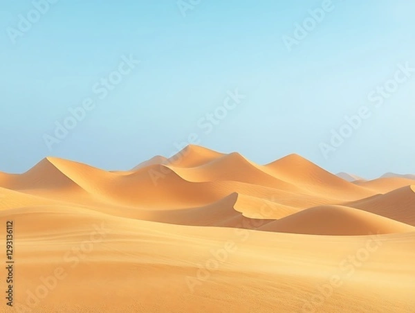 Obraz Deserts are an expanse of a landscape consisting of shifting sands