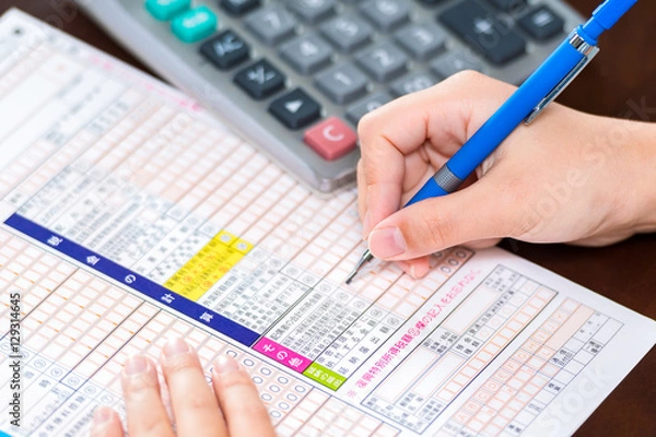 Obraz 確定申告のイメージ / 納税