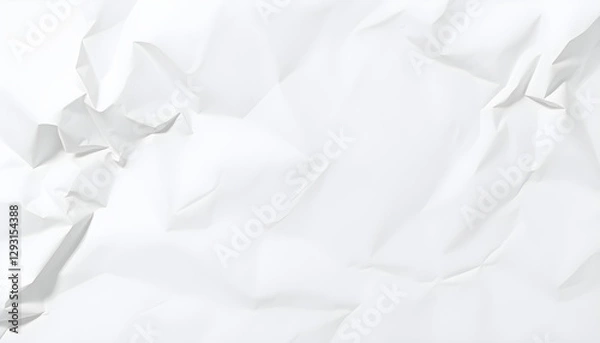 Obraz 구겨진 하얀색 종이 배경