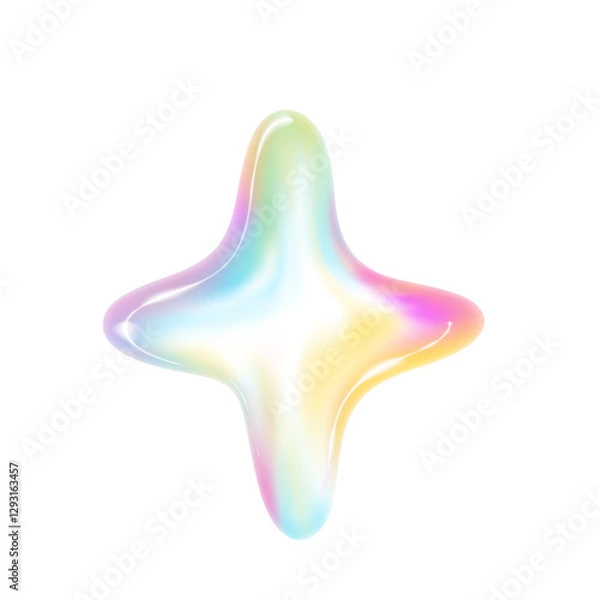 Obraz sparkle shape bubble