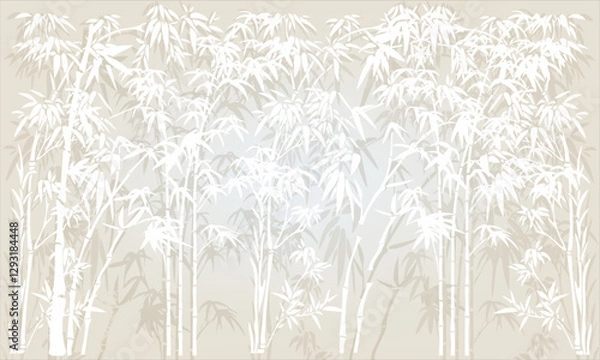 Fototapeta Bamboo Tree Leaves Forest long tree 