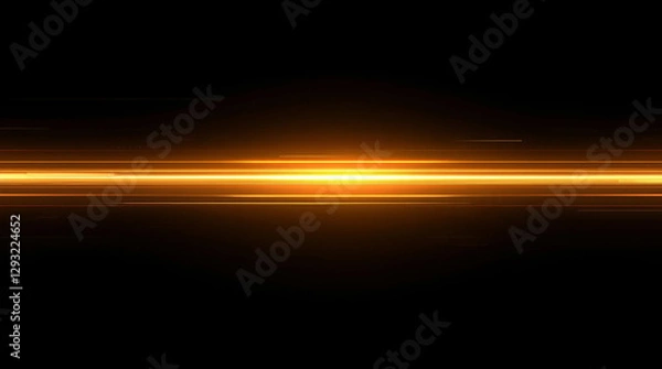 Fototapeta Dynamic Abstract Light Streaks in Motion