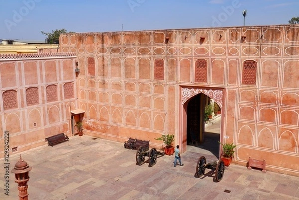 Obraz インド　ジャイプル　宮殿