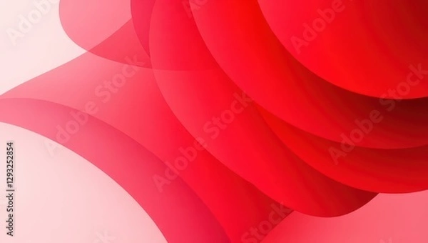 Fototapeta Abstract wave smooth wave mobile phone bg 9:16 with soft pastel reds