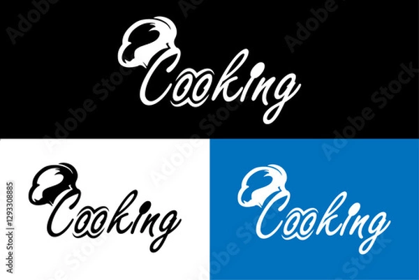 Obraz Modern Cooking Logo designs concept vector, Arrow logo designs concept