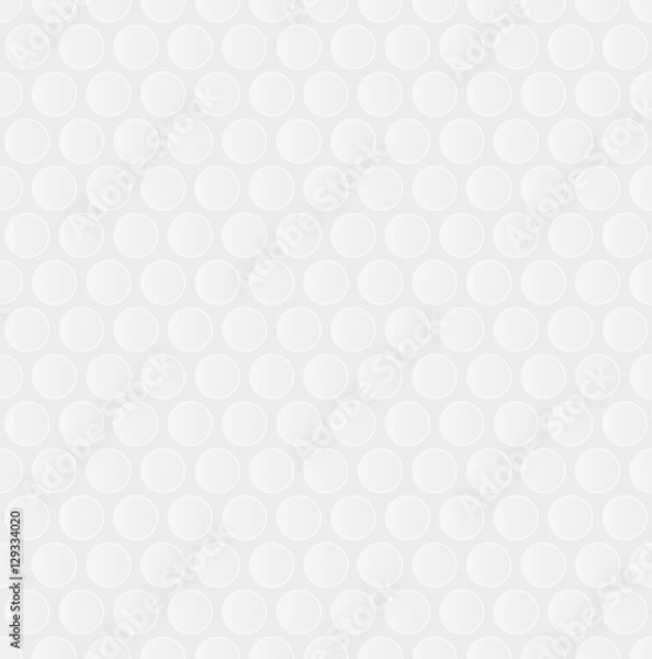 Obraz Bubble Wrap. White Neutral Seamless Pattern for Modern Design in
