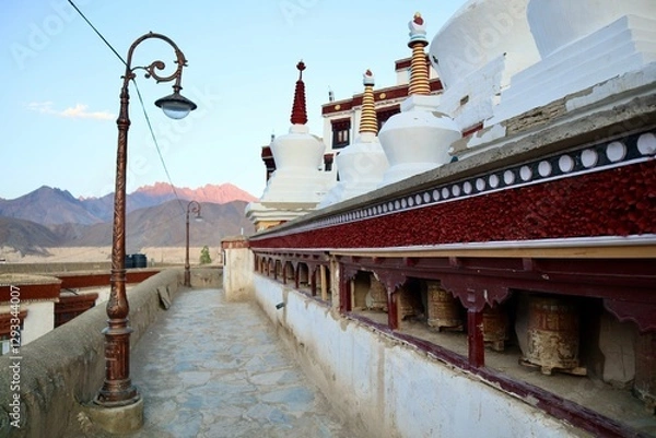 Obraz インド　ラダック　ラマユル　ゴンパ