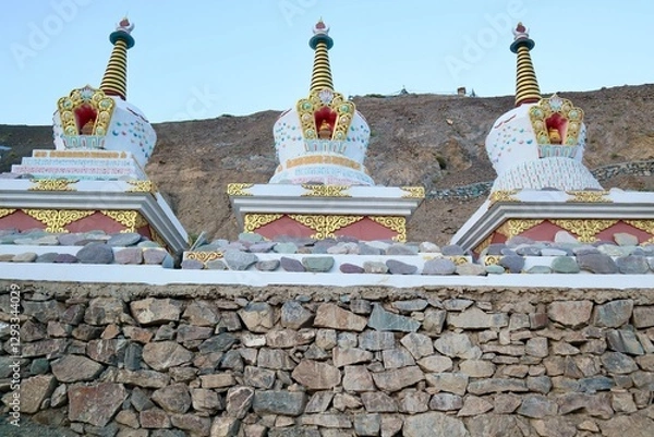 Obraz インド　ラダック　ラマユル