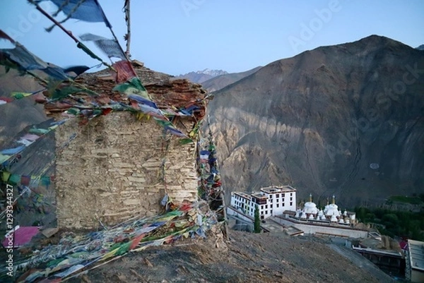 Obraz インド　ラダック　ラマユル