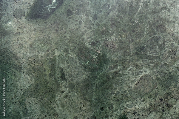 Fototapeta Green marble surface with organic stone veins and polished texture. Elegant natural pattern. Smooth mineral details. Abstract background