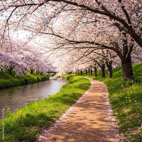 Fototapeta spring in the park