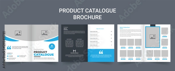 Fototapeta Creative product catalog brochure or fashion and multipurpose portfolio, catalogue template, furniture product catalog brochure. Modern product catalog design and catalogue design