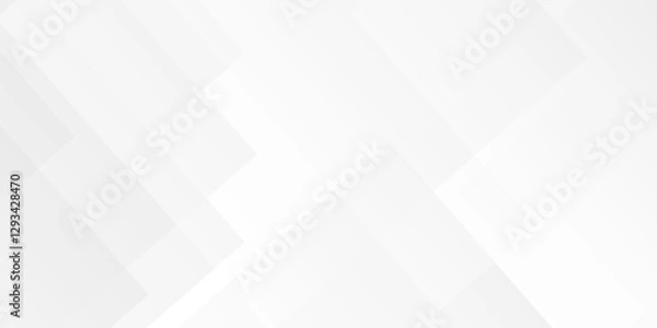 Fototapeta Abstract white and gray overlap triangle geometric technology pattern. minimal rectangle randomly white lines transparent web square background layers. overlapping presentation design.	
