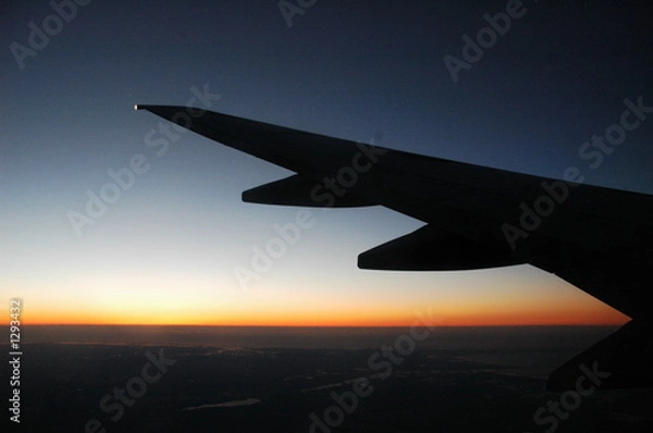 Fototapeta night flight