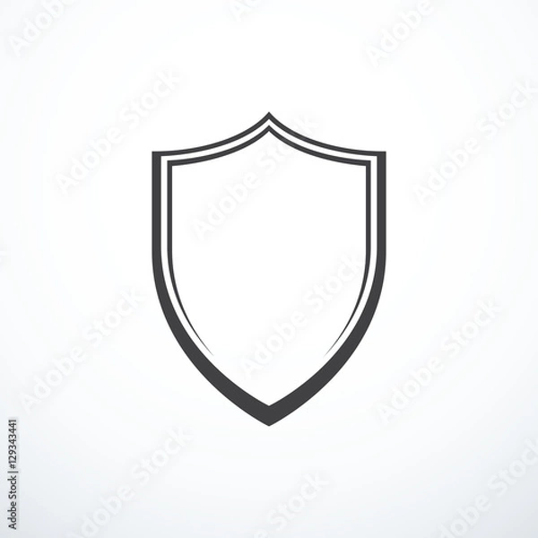 Obraz Vector shield icon