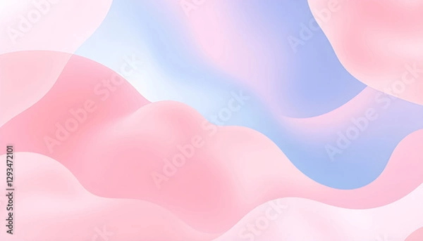 Fototapeta 포근하고 따뜻한 파스텔톤의 패턴 배경