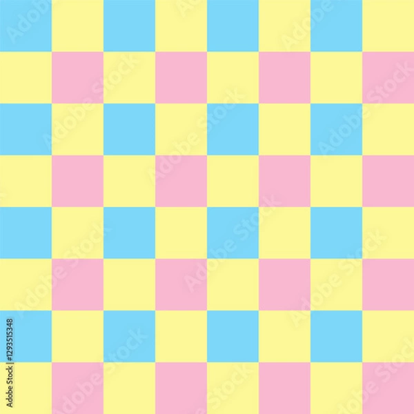 Obraz colorful  checkered square gingham pattern texture background vector, background, wrapping, wallpaper, webcover	