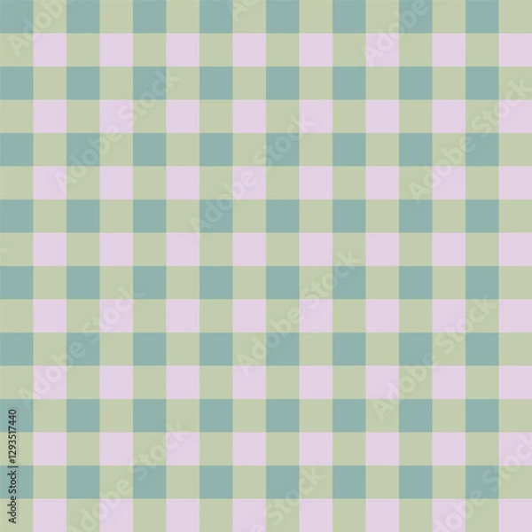 Obraz colorful  checkered square gingham pattern texture background vector, background, wrapping, wallpaper, webcover	