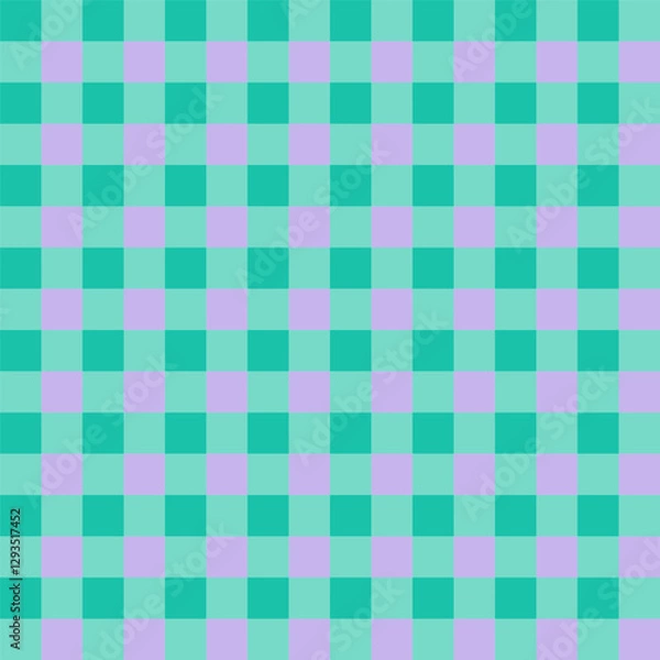 Obraz colorful  checkered square gingham pattern texture background vector, background, wrapping, wallpaper, webcover	