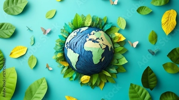 Fototapeta colorful eco friendly environment concept