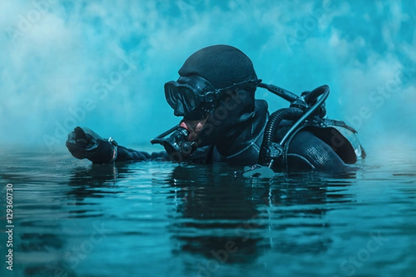 Obraz Frogman Navy Seal