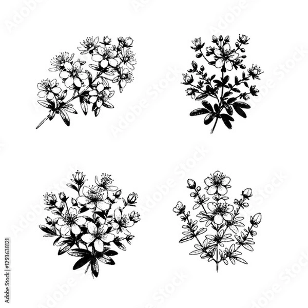 Obraz St. John’s Wort (Hypericum perforatum)