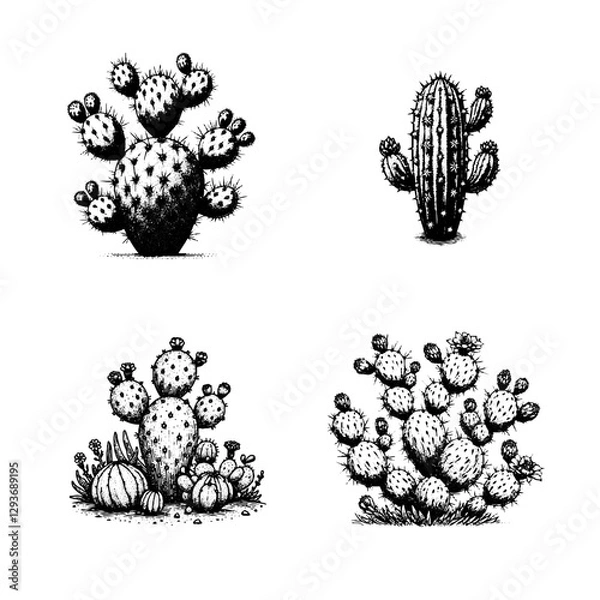 Obraz Prickly Pear Cactus (Opuntia)