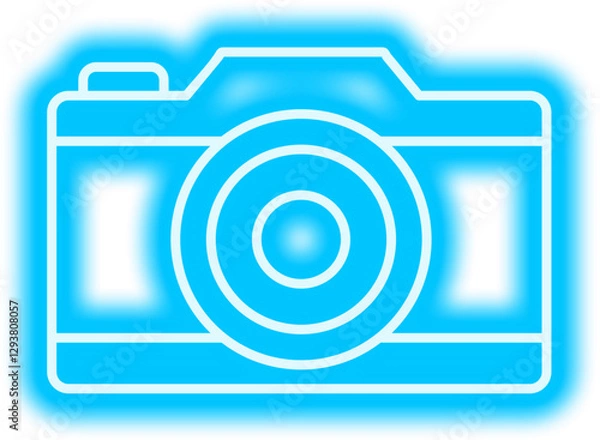 Obraz Neon Camera ICon