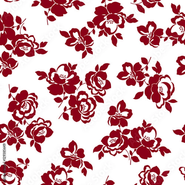 Fototapeta テクスチャー,
花のパターン
