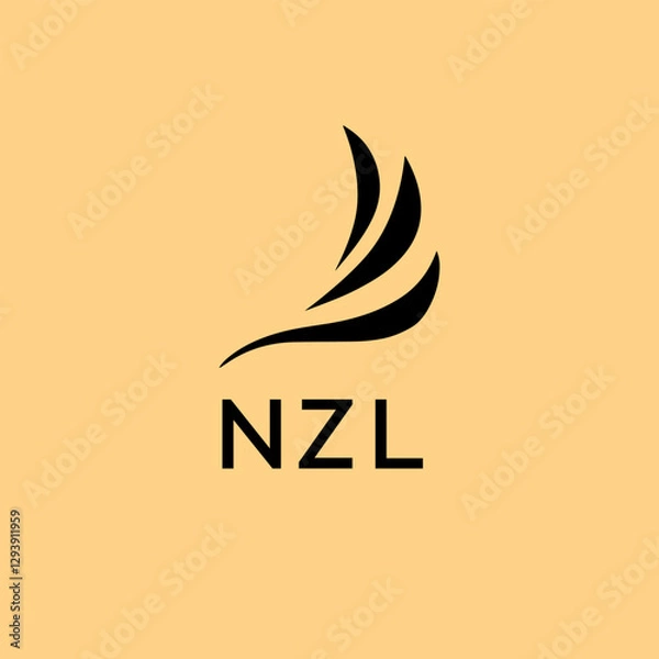 Obraz NZL letter logo design 