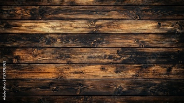 Obraz Dark wooden texture