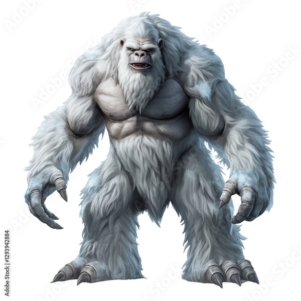 Obraz yeti illustration