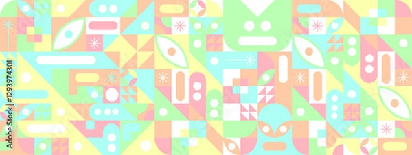 Fototapeta Design geometric pattern