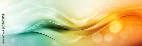 Fototapeta abstract colorful background with waves