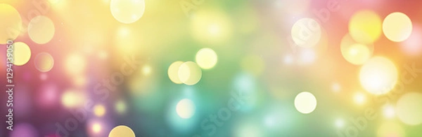 Fototapeta Colorful Bokeh Abstract Background