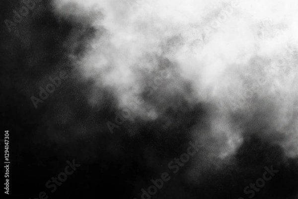 Fototapeta Black and white smoke background Best for video editing