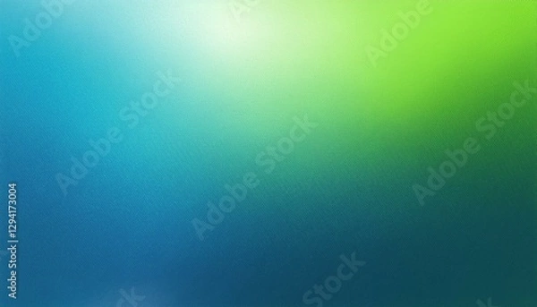 Fototapeta blue green color gradient rough abstract background shine bright light and glow template empty space grainy noise grungy texture on white background cutout