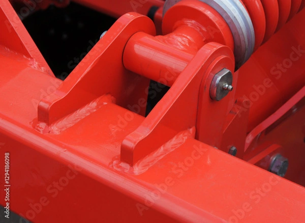 Obraz Connection of the metallic parts with welding