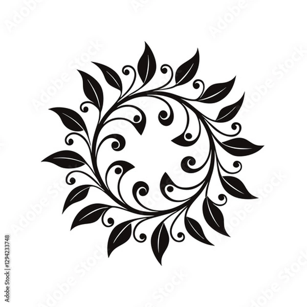 Obraz floral design element vector illustration