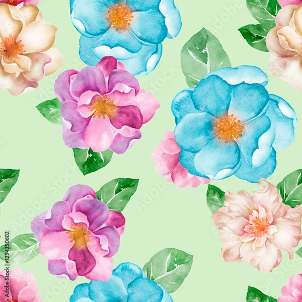 Obraz seamless floral background
