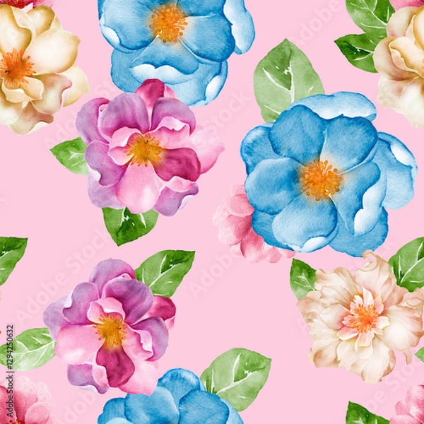 Obraz seamless floral background