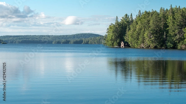 Obraz Domek nad jeziorem w Algonquin Provincial Park